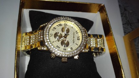 Reloj MK dorados!